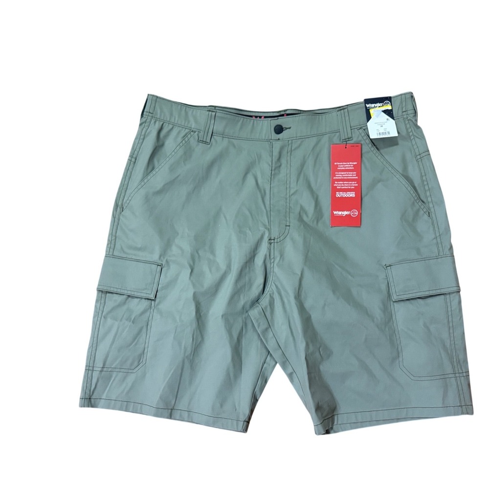 Wrangler ATG All Terrain Gear Highland Shorts Mens‎ 38 Sage Green Cargo